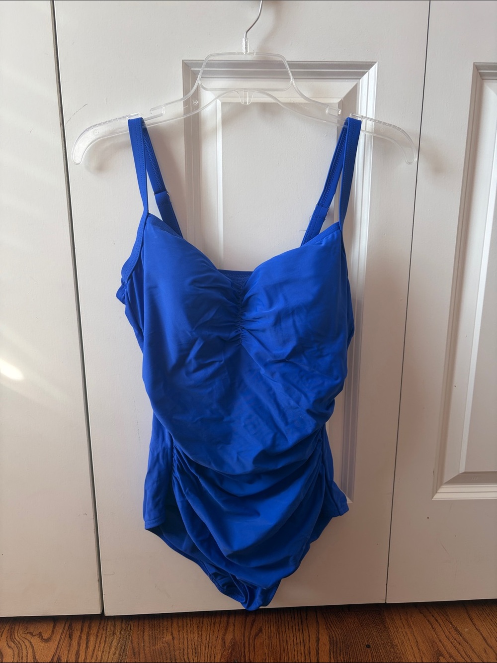 Lands' End Royal Blue One-Piece Swimsuit Size Medium